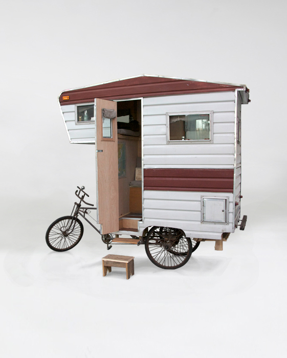 La casa sulla bici : camper bike